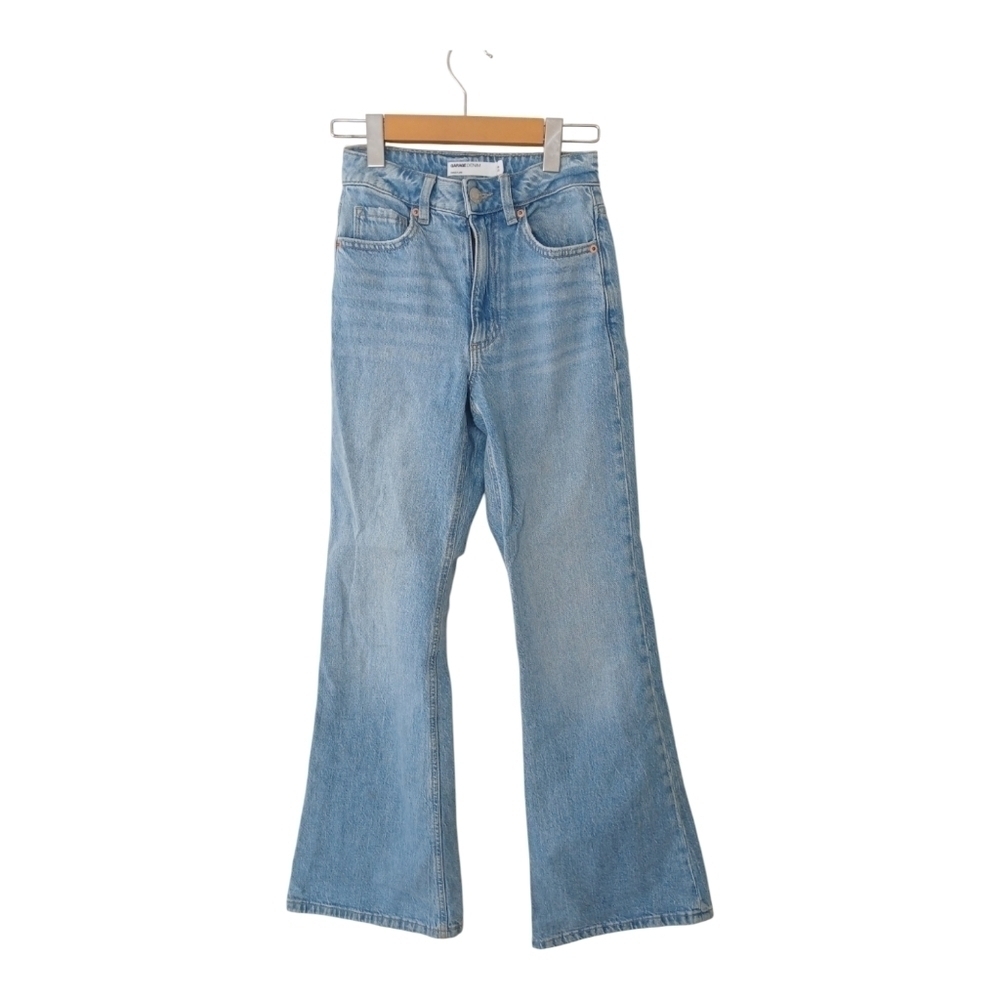 Garage Hollister High Rise Mom Flare Jeans Bundle 00 23 - Picture 7 of 11